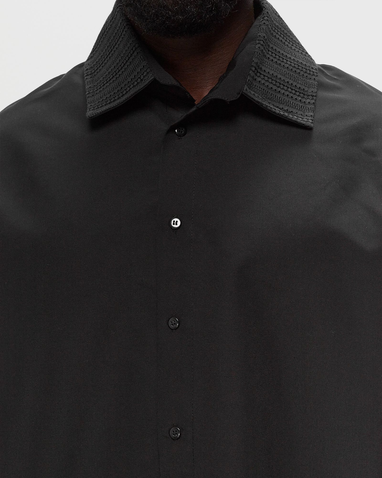 TWO TONE NYLON SHIRT