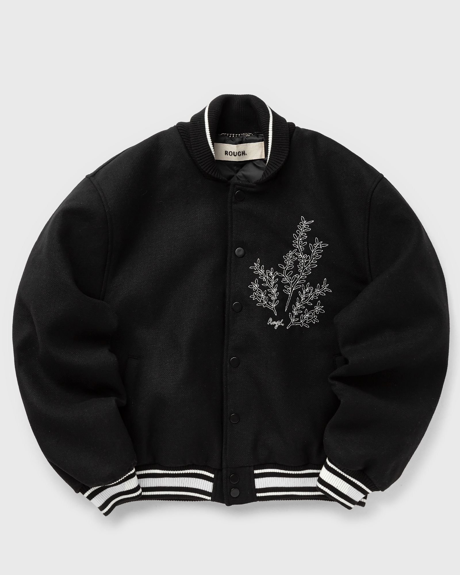 CROPPED VARSITY PEARL JACKET