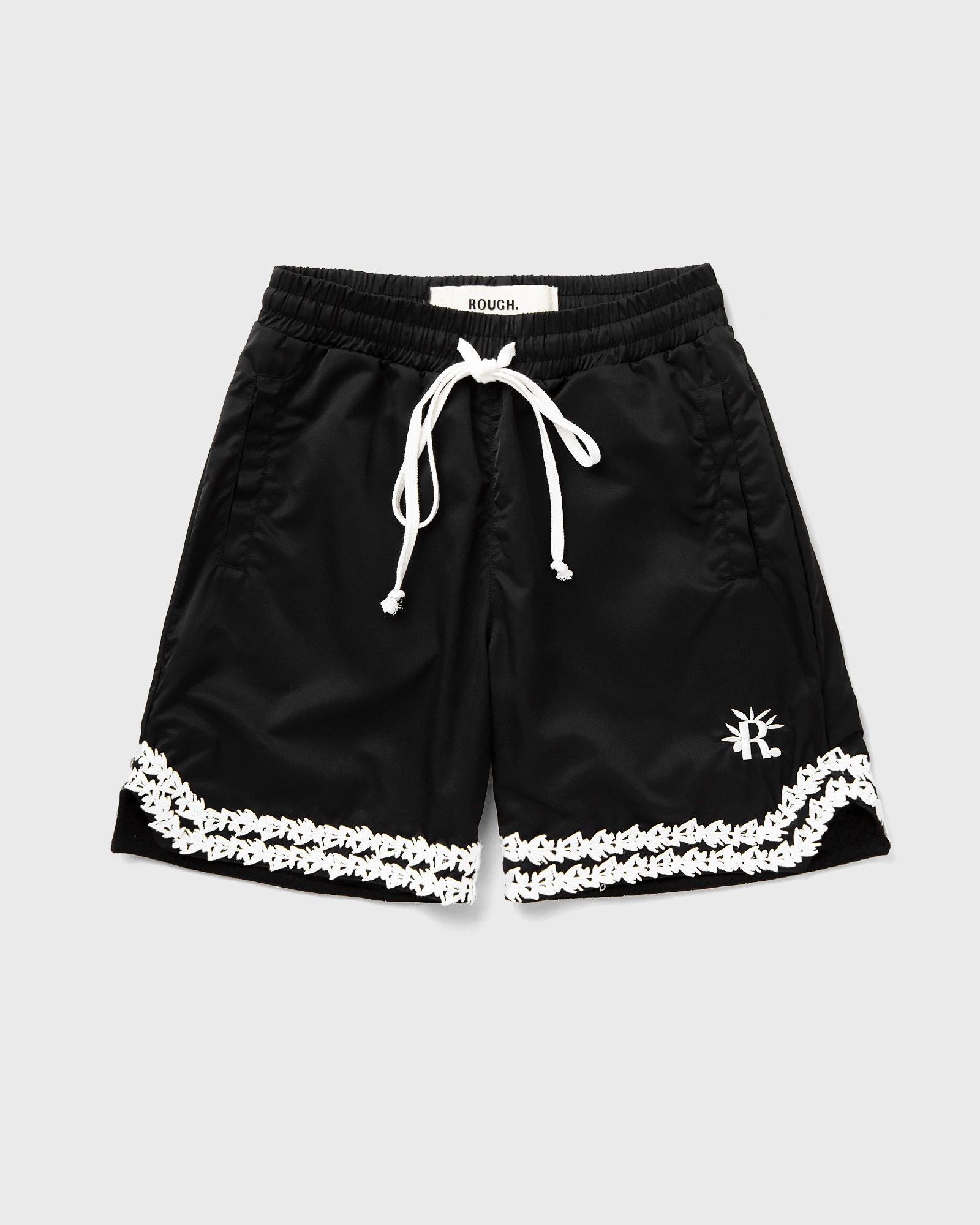 MESH SHORTS WITH KNITTED OLIVES