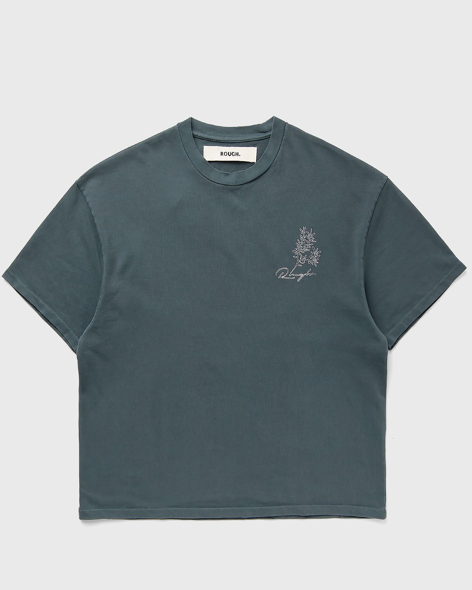 OLIVE STICHED TEE