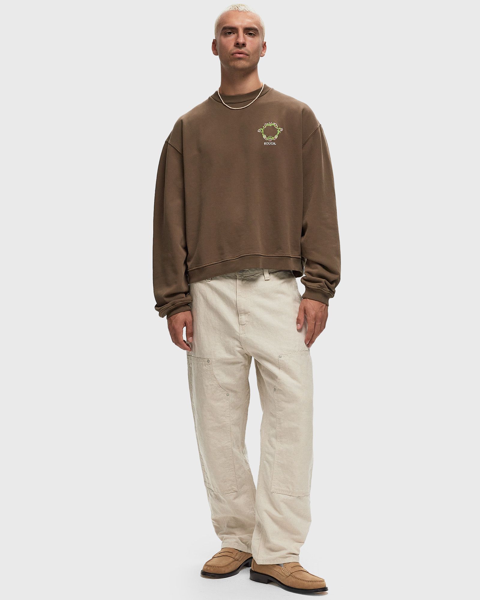 FLORAL EMBLEM SWEATER