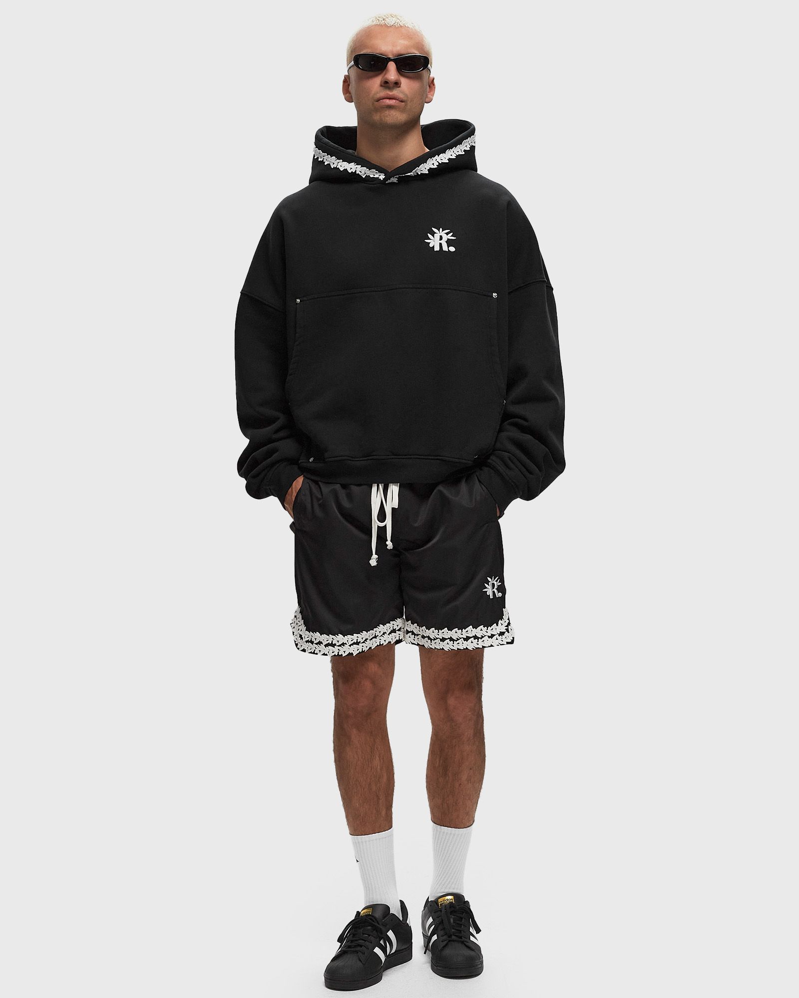 EMBROIDERED HOOD HOODIE