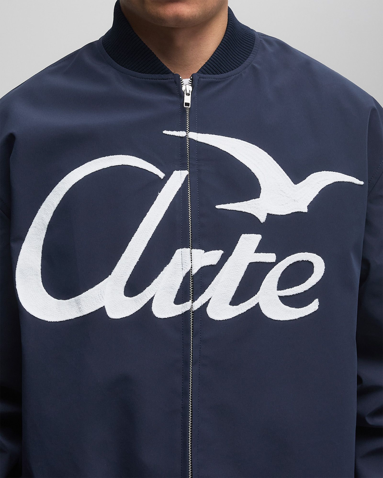 Logo bird bomber jacket