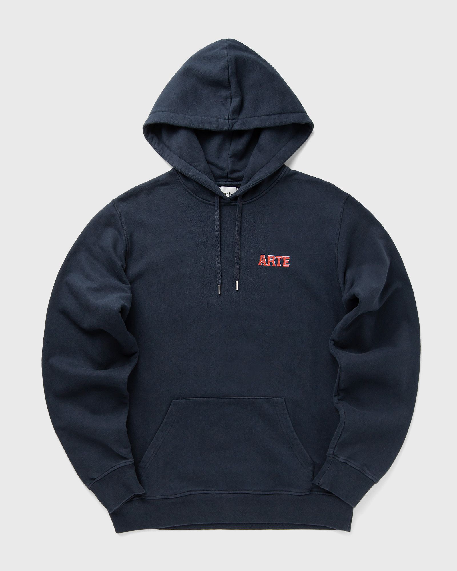 Rounded parts print hoodie