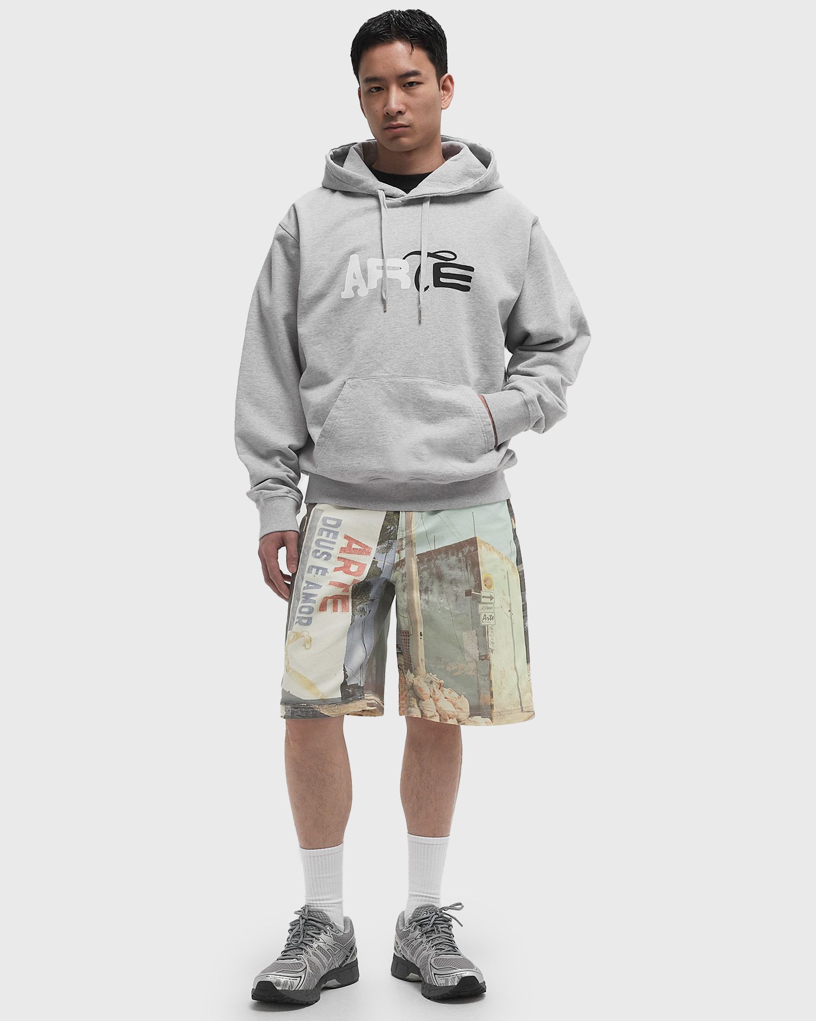 Arte 2-colors print hoodie