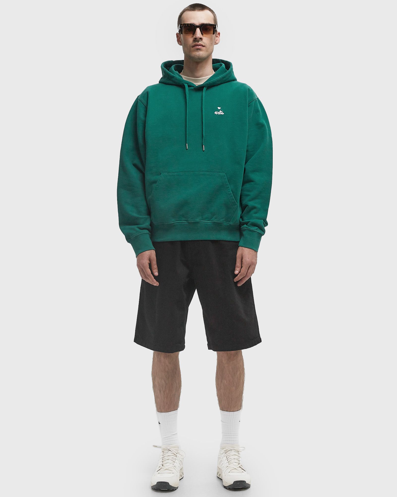 Small heart and logo Hoodie