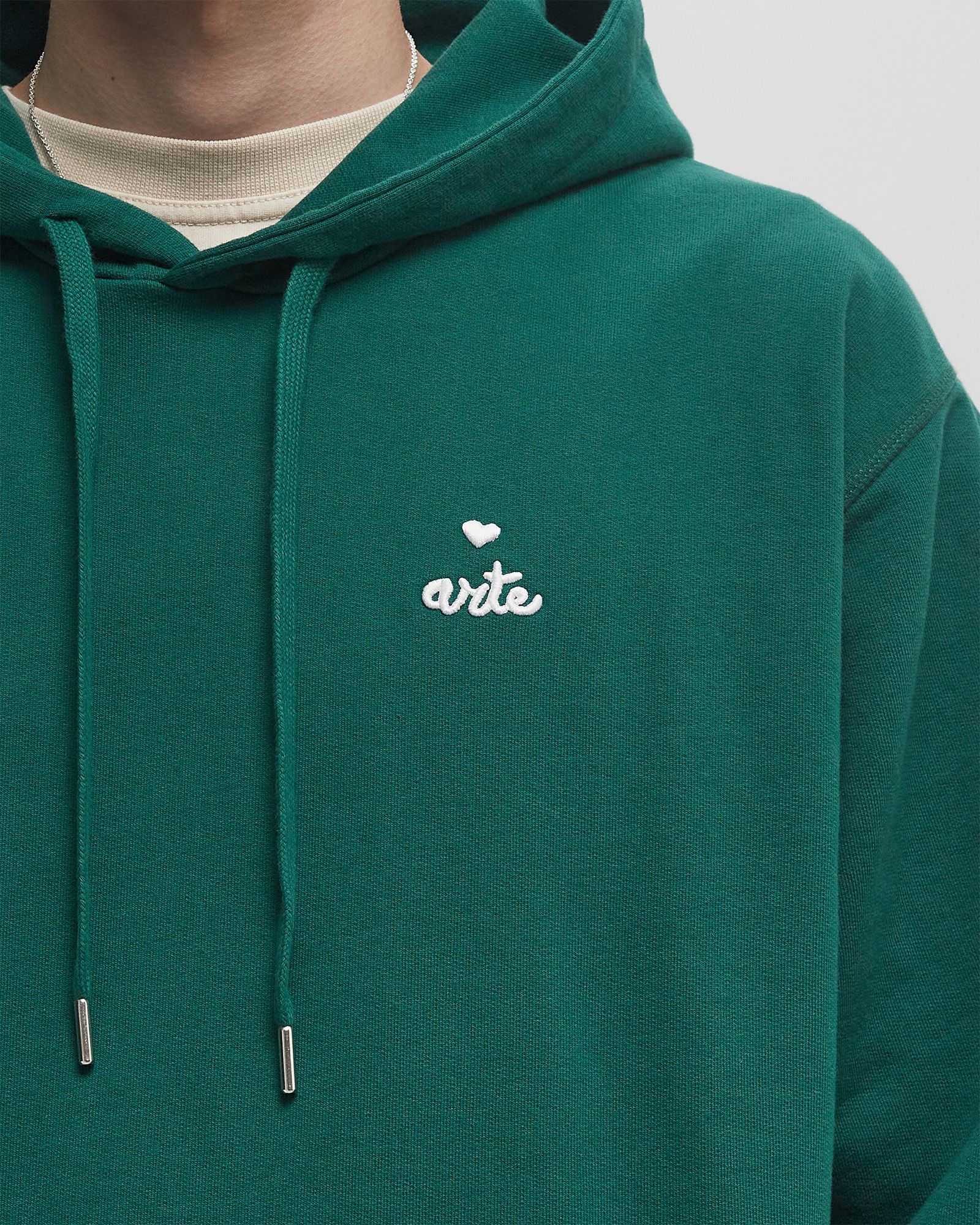 Small heart and logo Hoodie