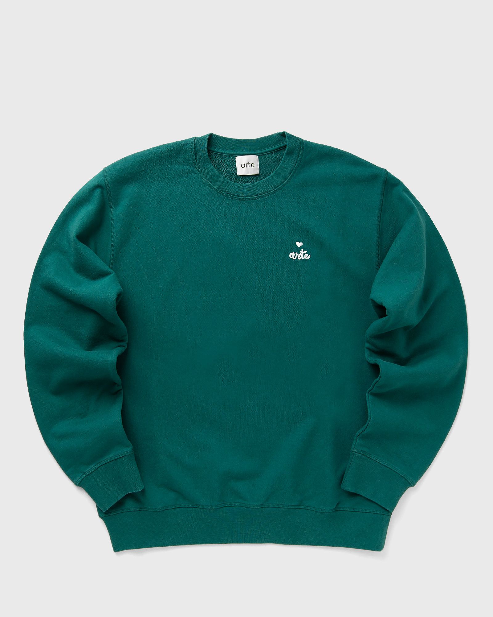 Small heart and logo crewneck