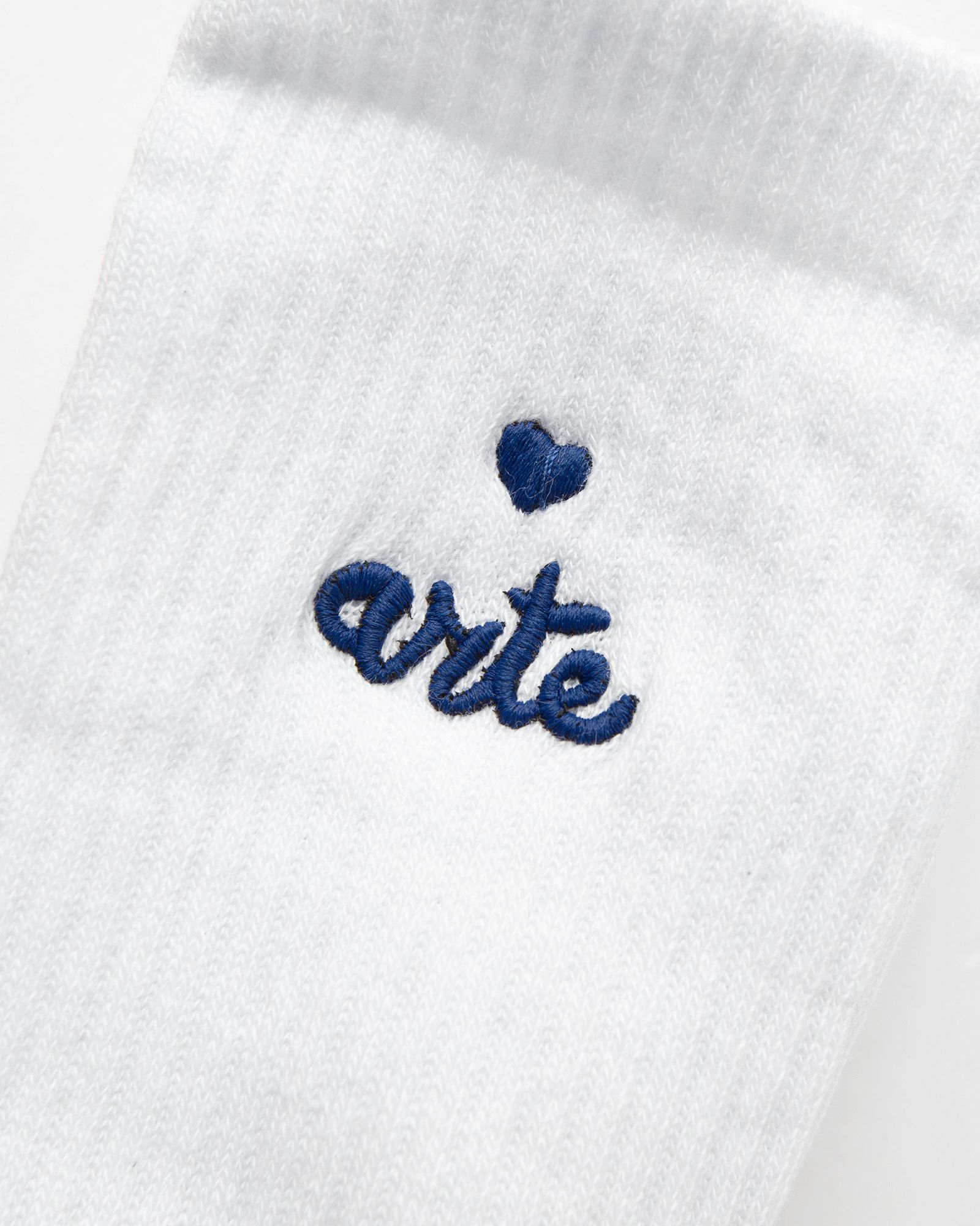 heart logo socks