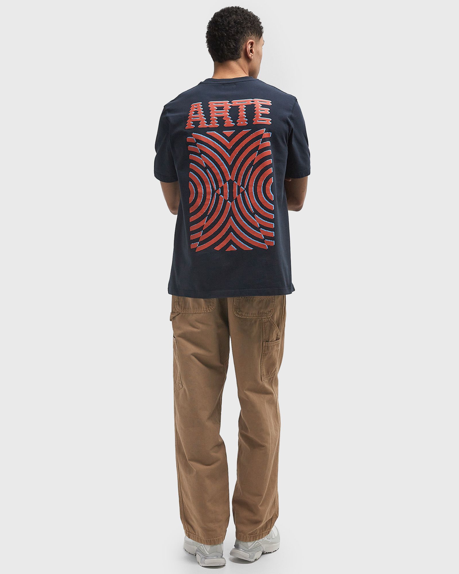 Arte Antwerp Rounded parts print t-shirt Blue | BSTN Store