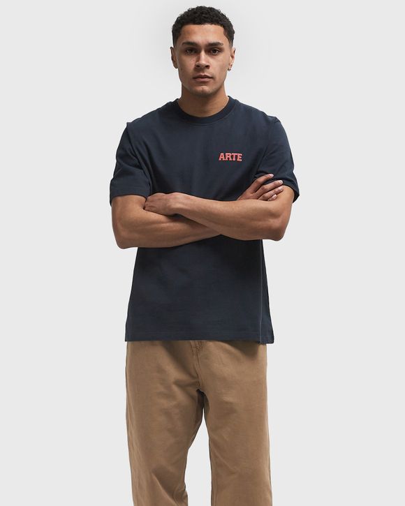 Arte Antwerp Rounded parts print t-shirt Blue | BSTN Store