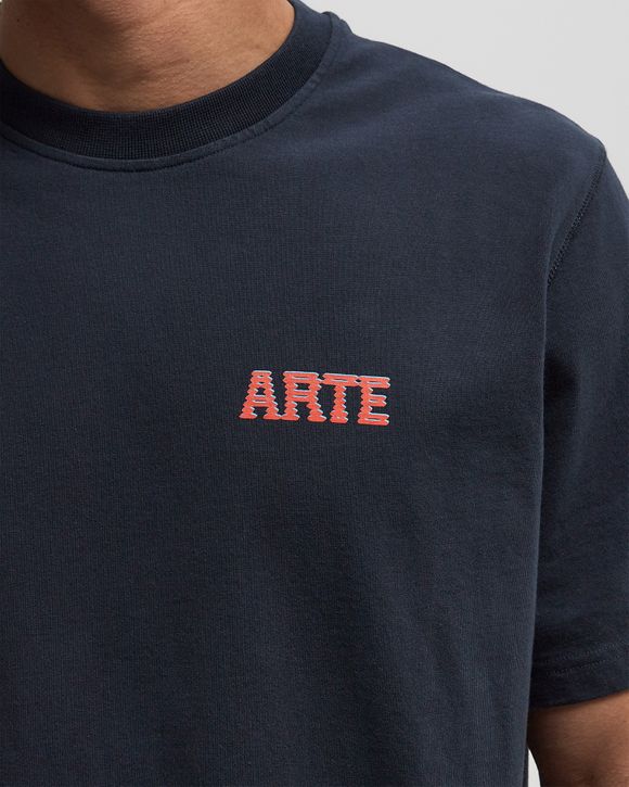 Arte Antwerp Rounded parts print t-shirt Blue | BSTN Store