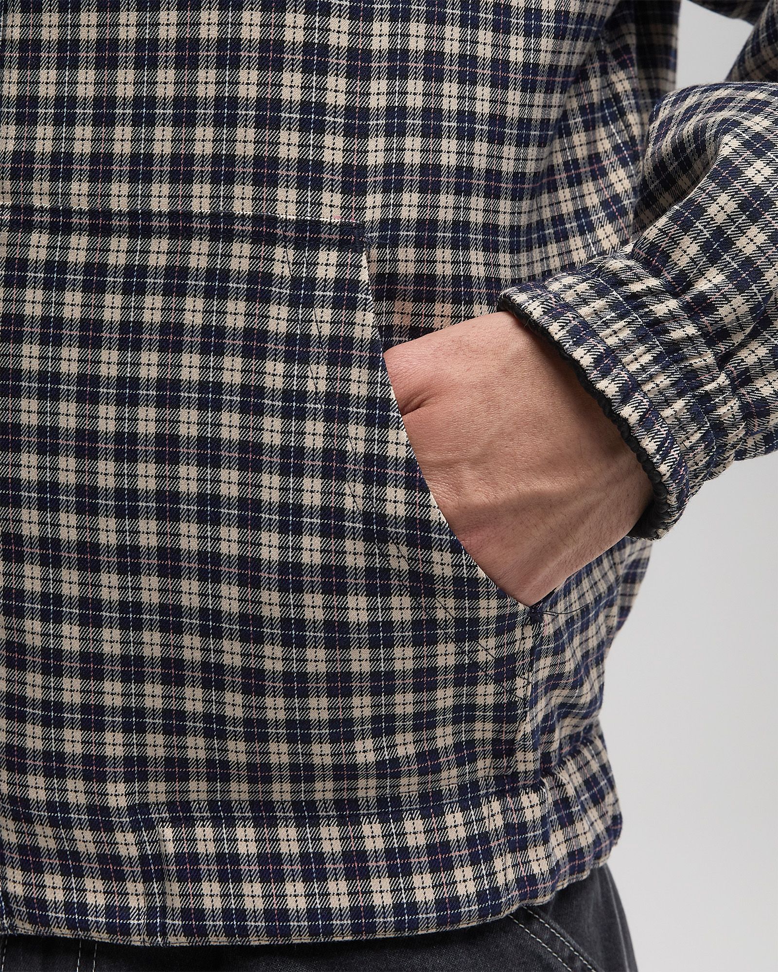 Reversible leather jacket