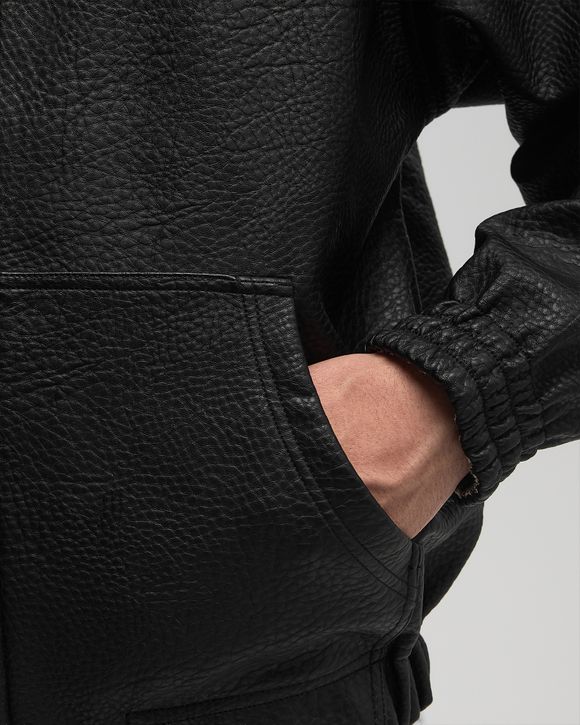 Reversible leather jacket