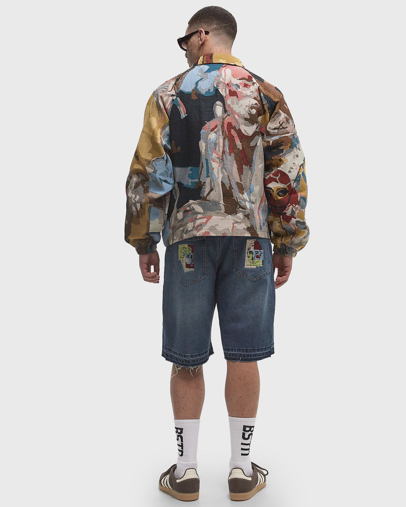 JAQUARDED PAINTINGS JACKET