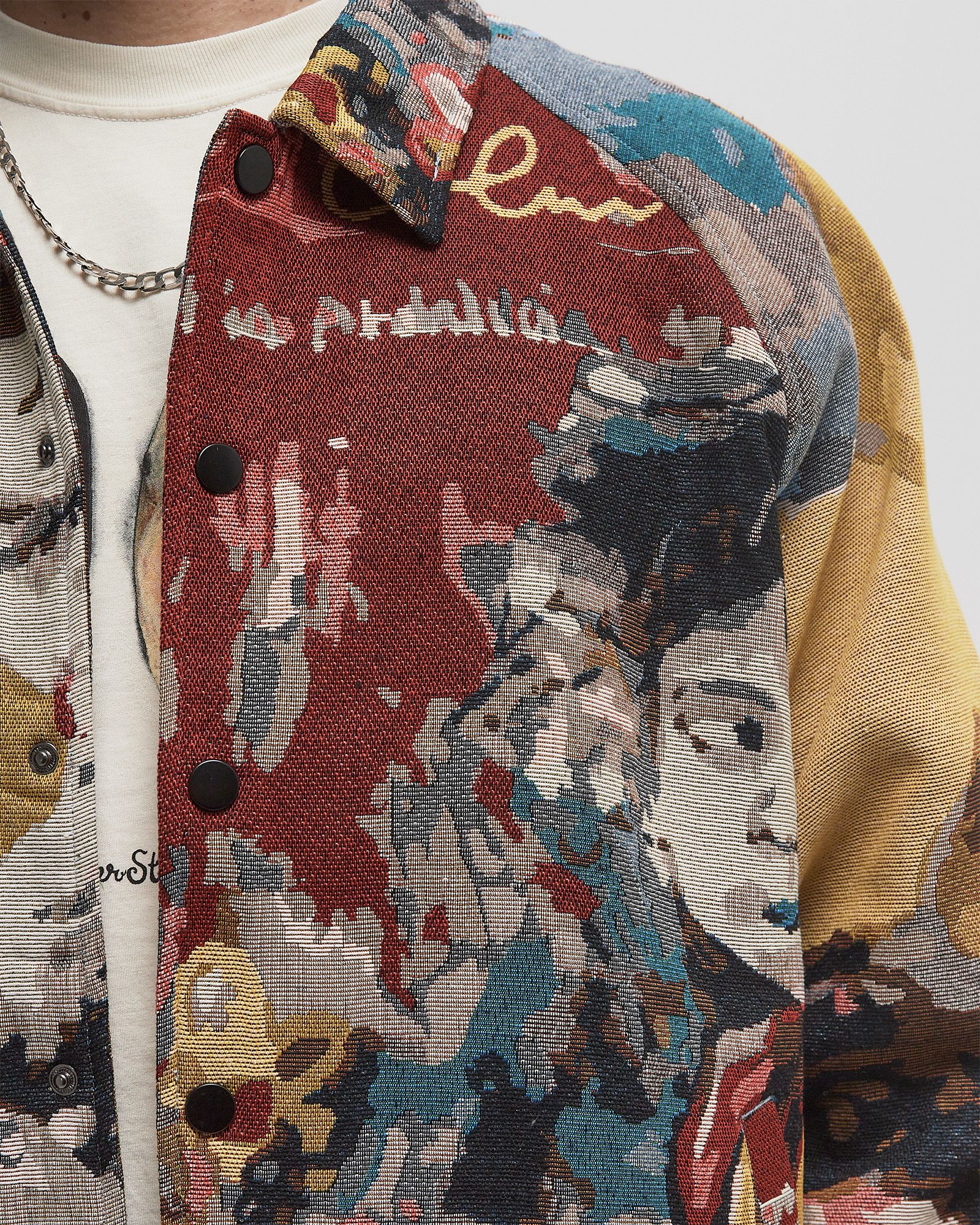 JAQUARDED PAINTINGS JACKET