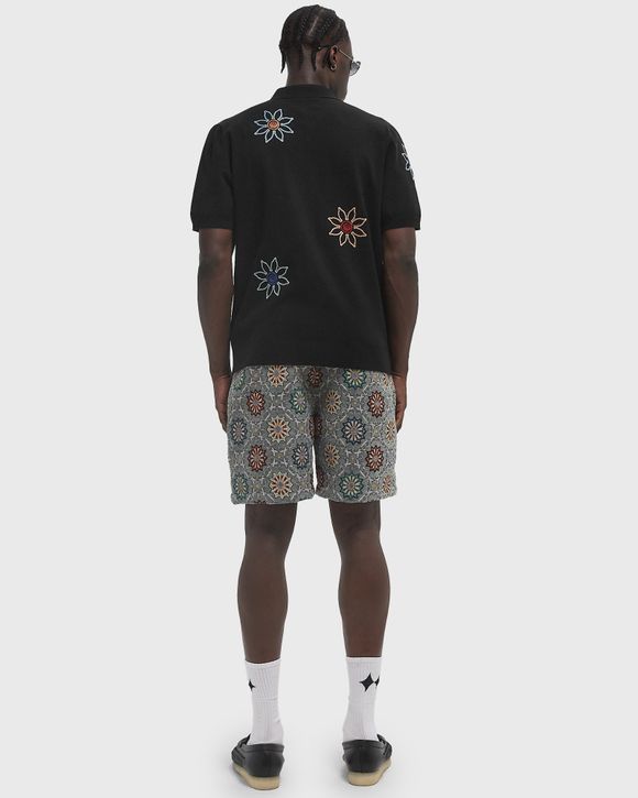 TELLARO SS SHIRT FLORAL EMBROIDERY