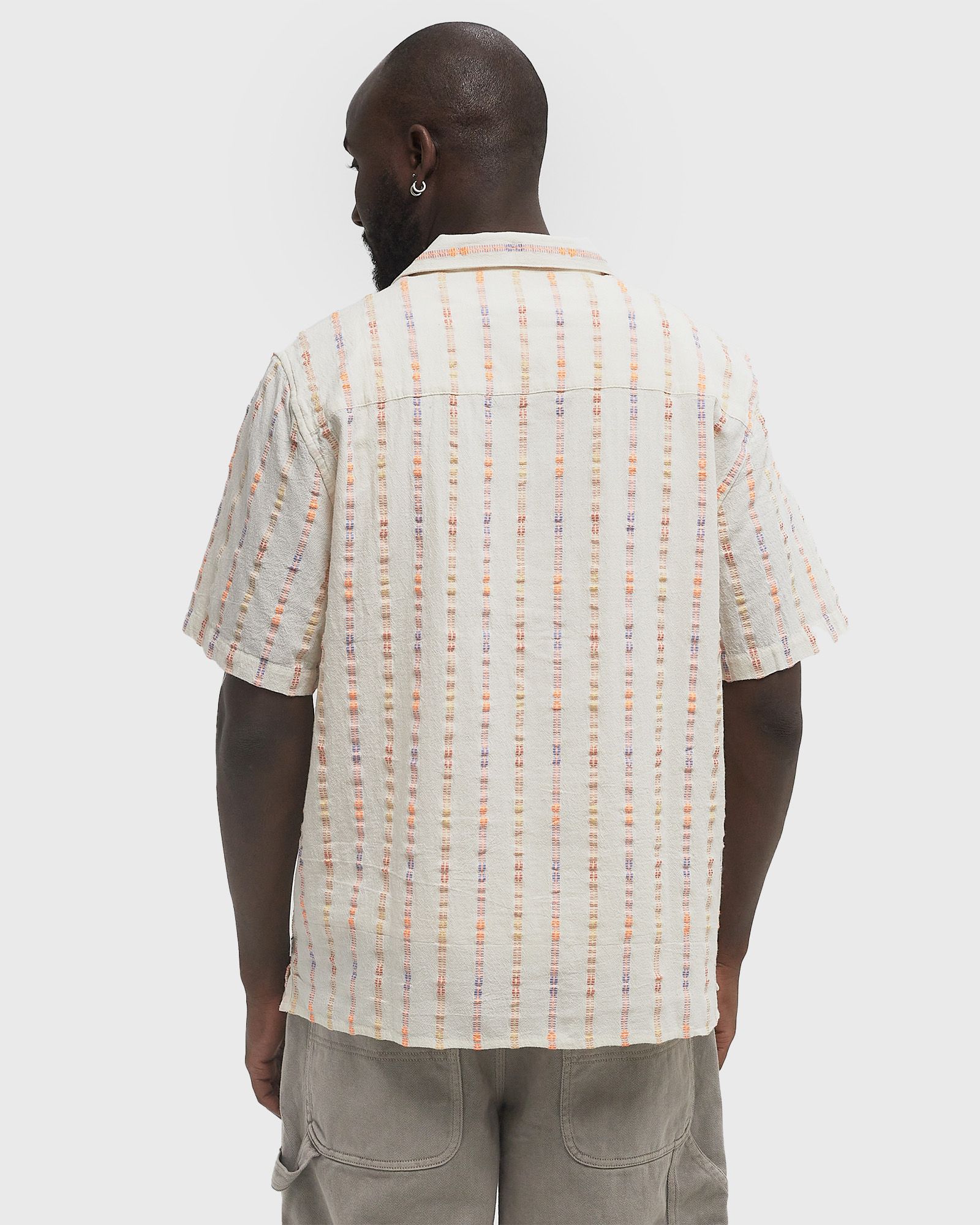 DIDCOT SS SHIRT MULTI LOOM STRIPE