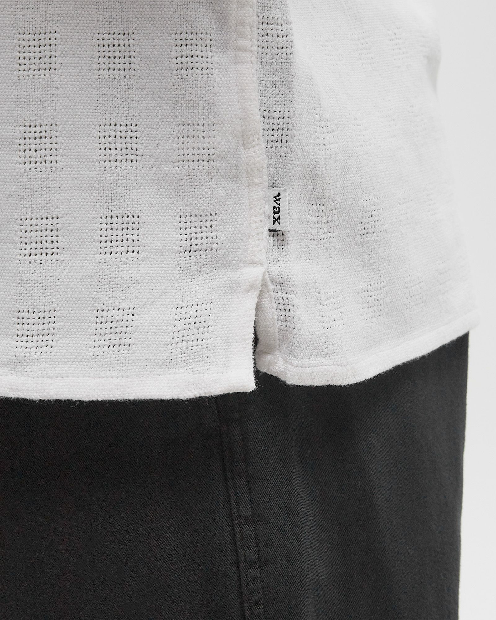 DIDCOT SS SHIRT OPEN WEAVE GRID