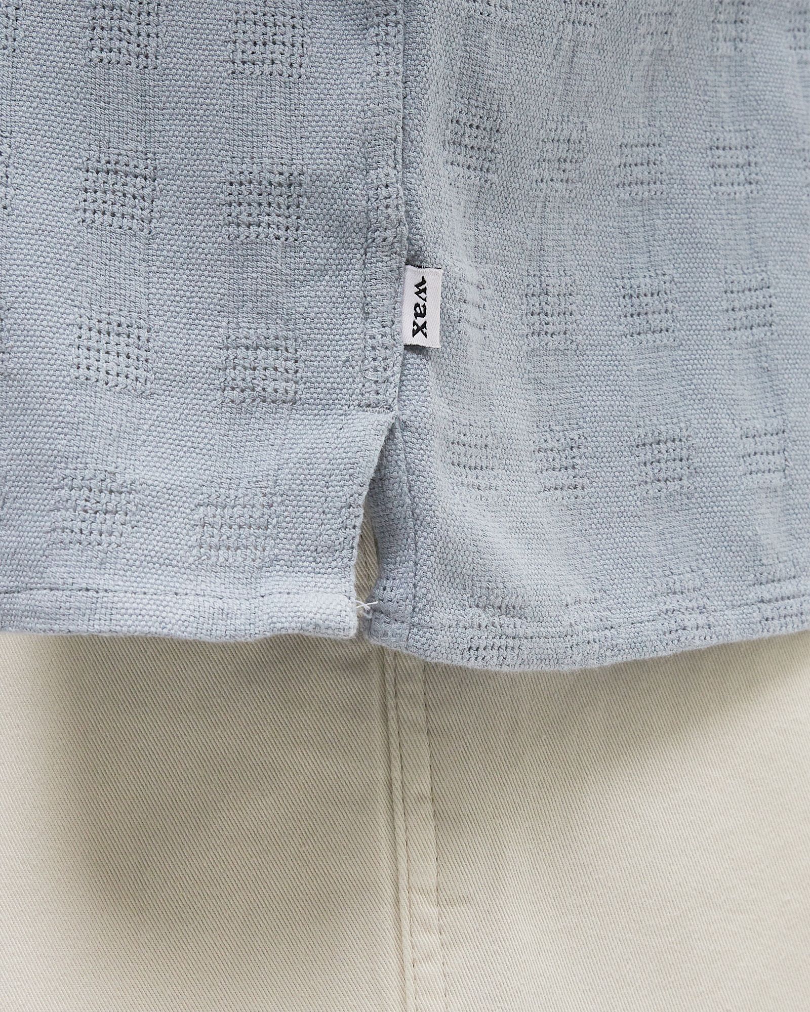DIDCOT SS SHIRT OPEN WEAVE GRID