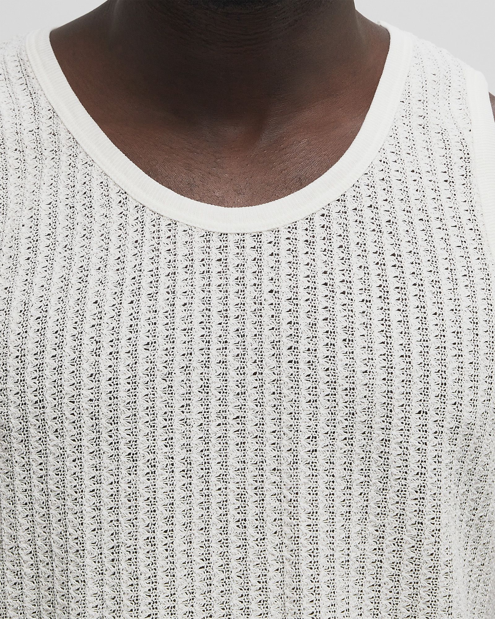 PRIM VEST JERSEY LACE