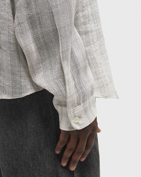 CHECKED SLUBBY SHIRT