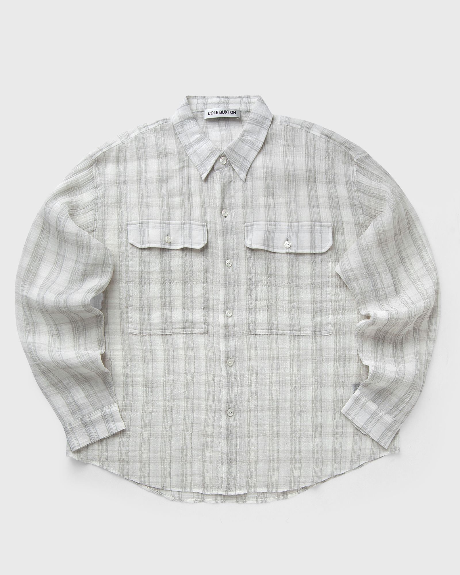 CHECKED SLUBBY SHIRT
