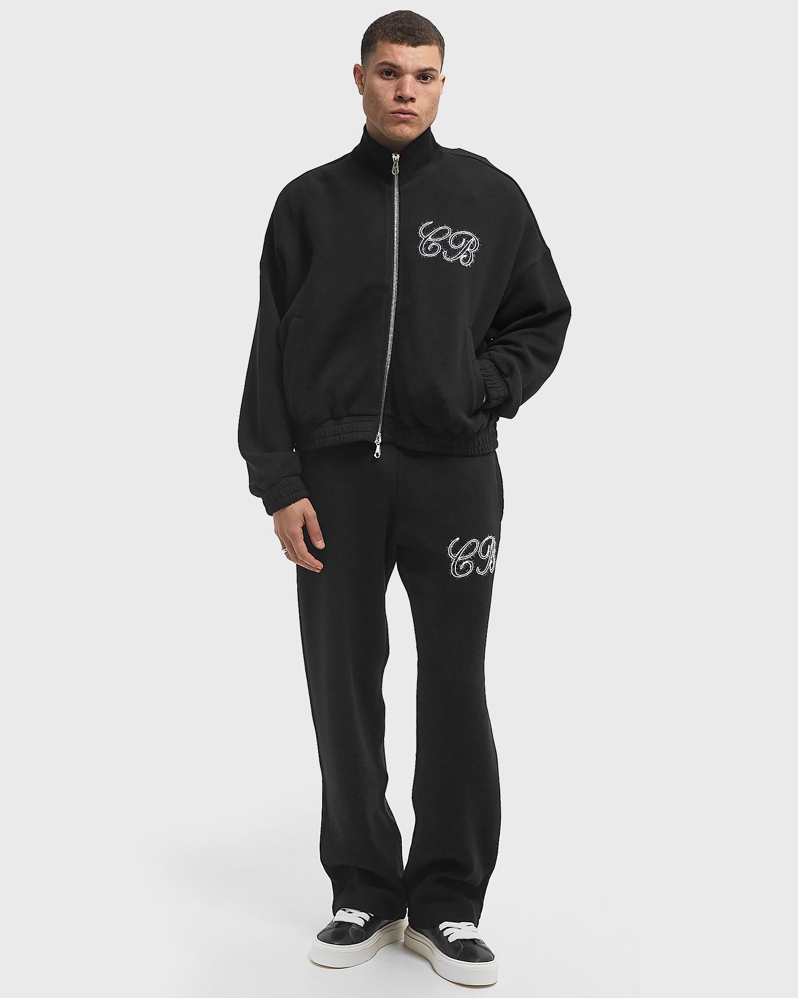 KNITTED TRACK JACKET