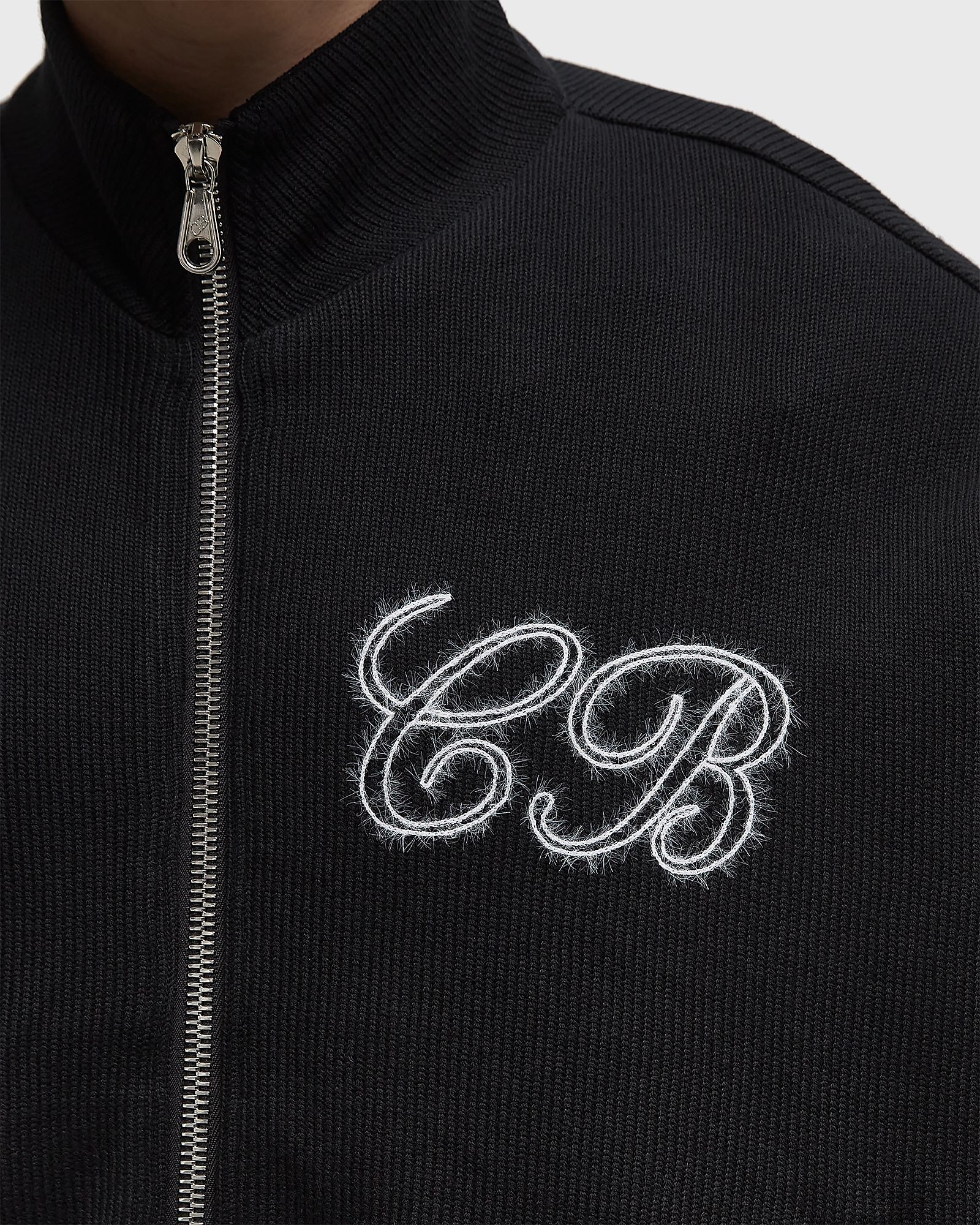 KNITTED TRACK JACKET