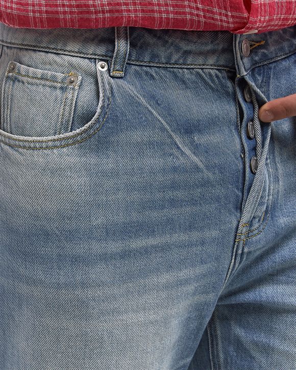 DISTRESSED FRONT JEANS