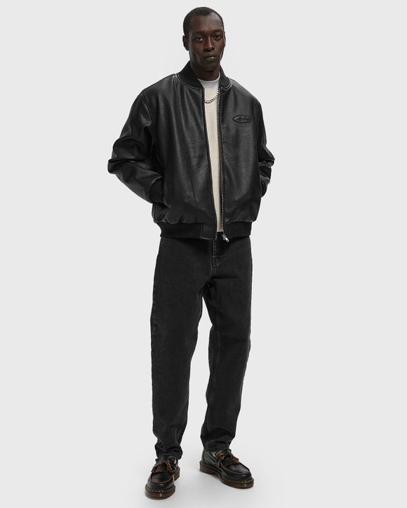 Leather Varsity Jacket