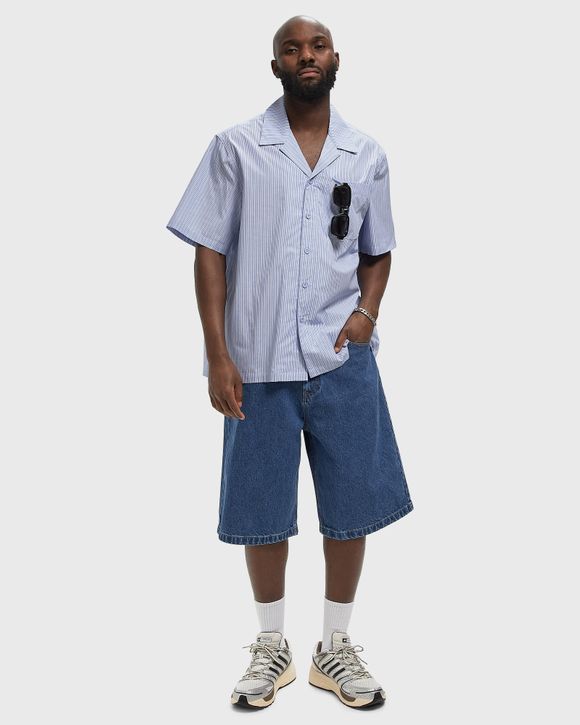Round pocket Denim Shorts