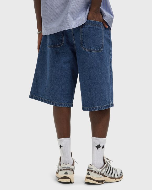 Round pocket Denim Shorts