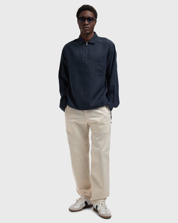 Linen Quarter Zip Pullover