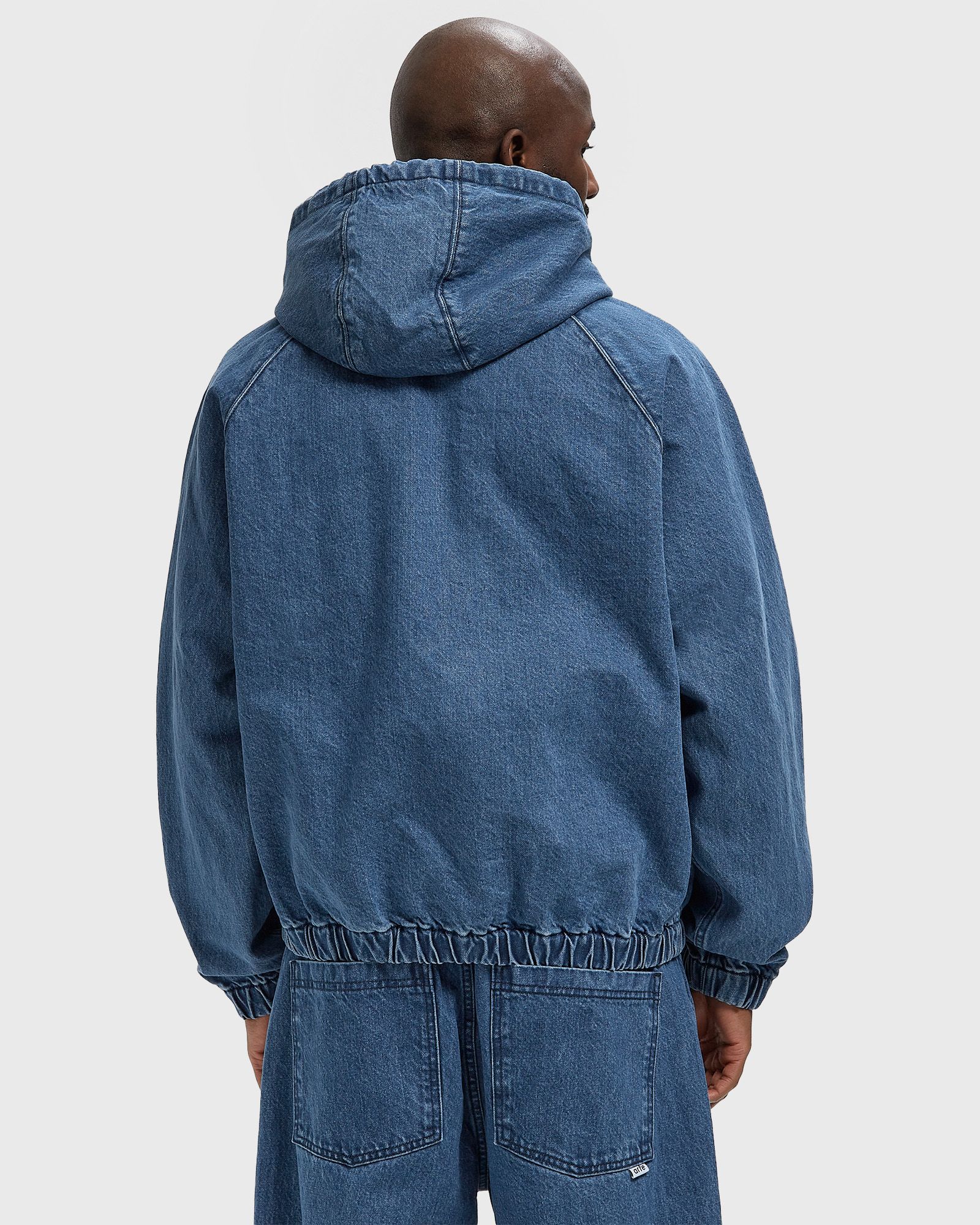 Split Logo denim Hood Jacket