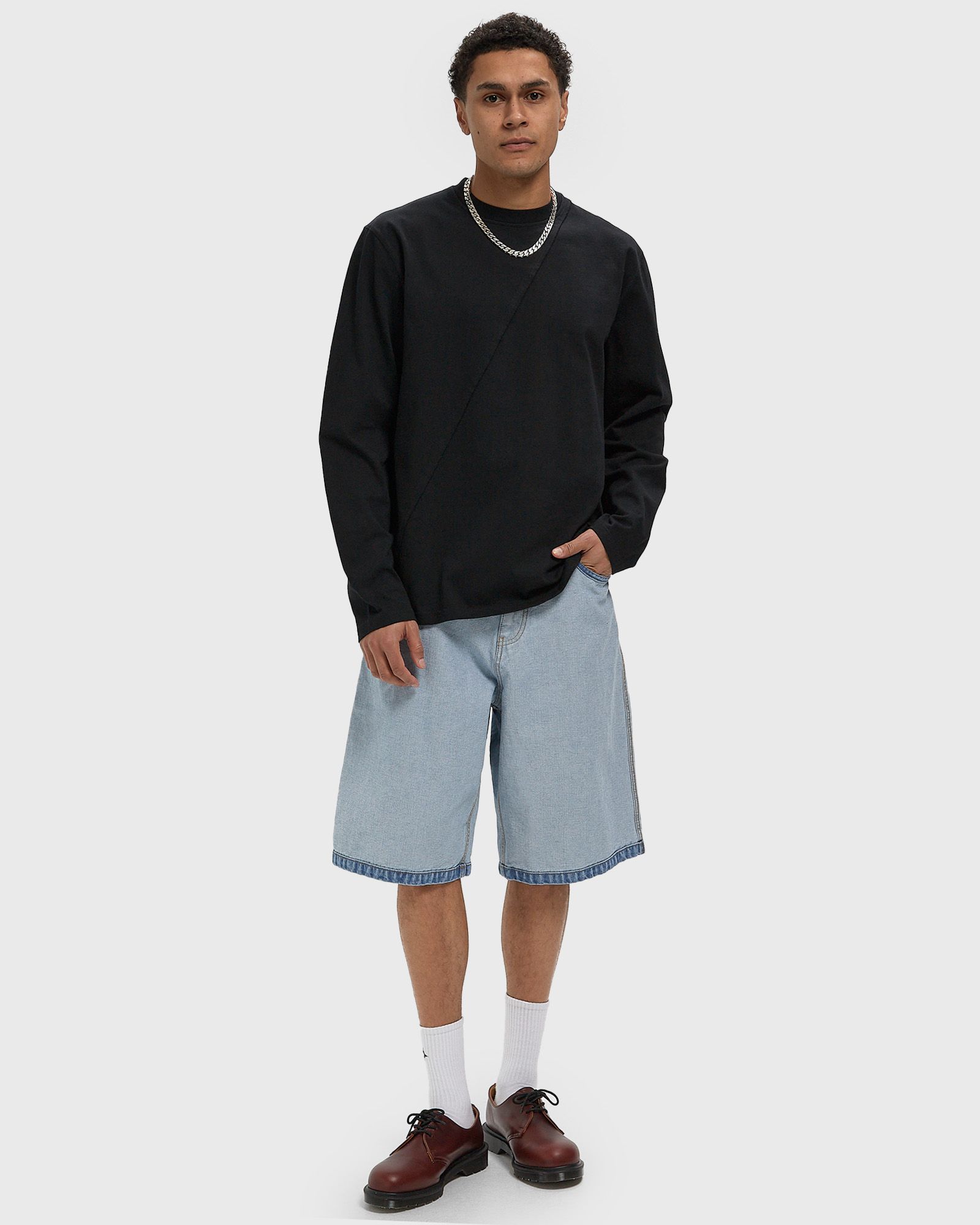 Denim Inside/Out Shorts