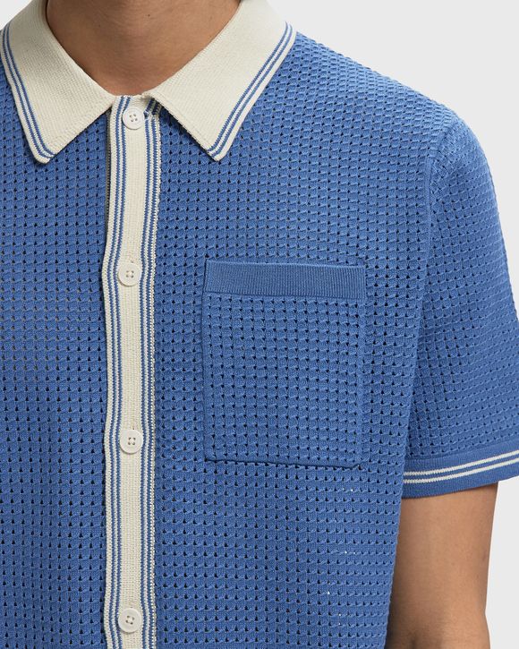 BELLE SS SHIRT TIPPED POINTELLE