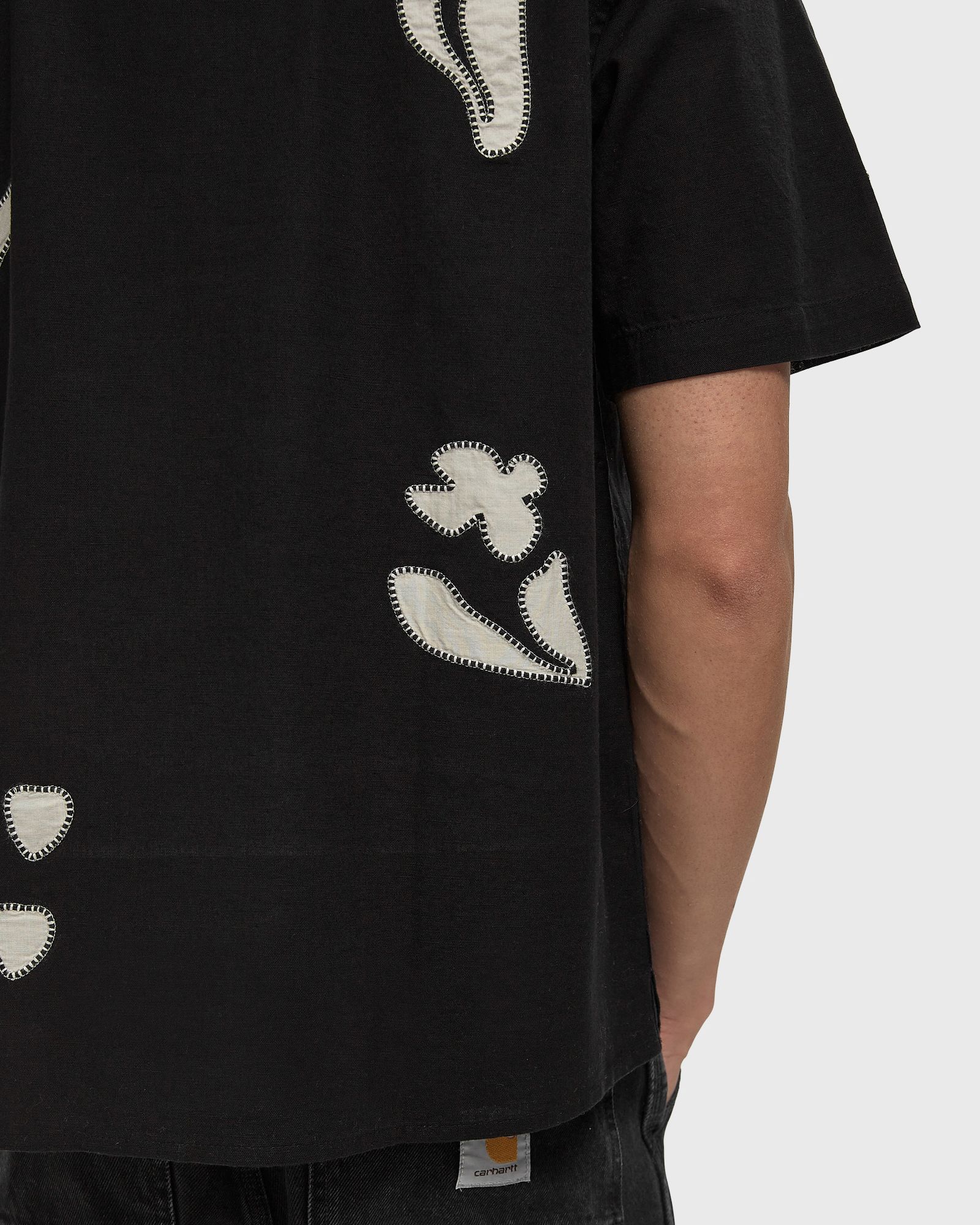 DIDCOT SS SHIRT ABSTRACT APPLIQUE