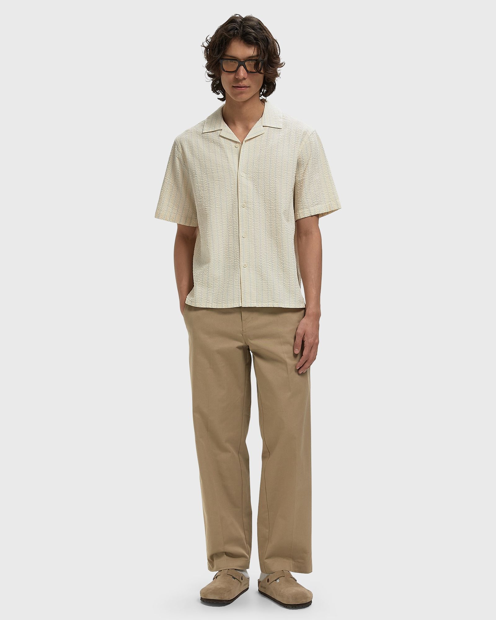 DIDCOT SS SHIRT SEERSUCKER STRIPE