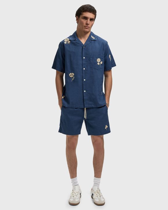 Embroidery Nature Ramie Shorts