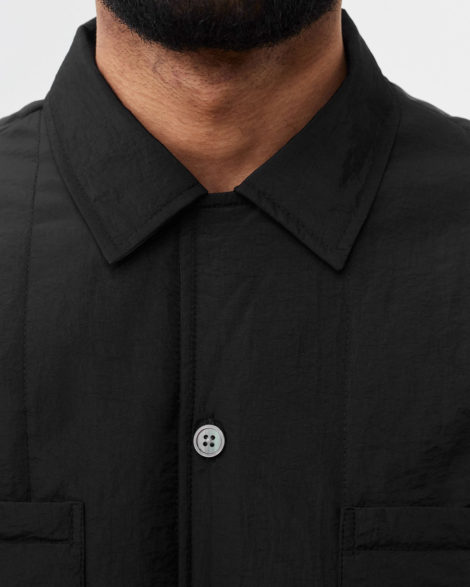 QUILTED POCKET OVERSHIRT