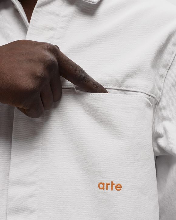 Heart Embroidery Workwear Jacket