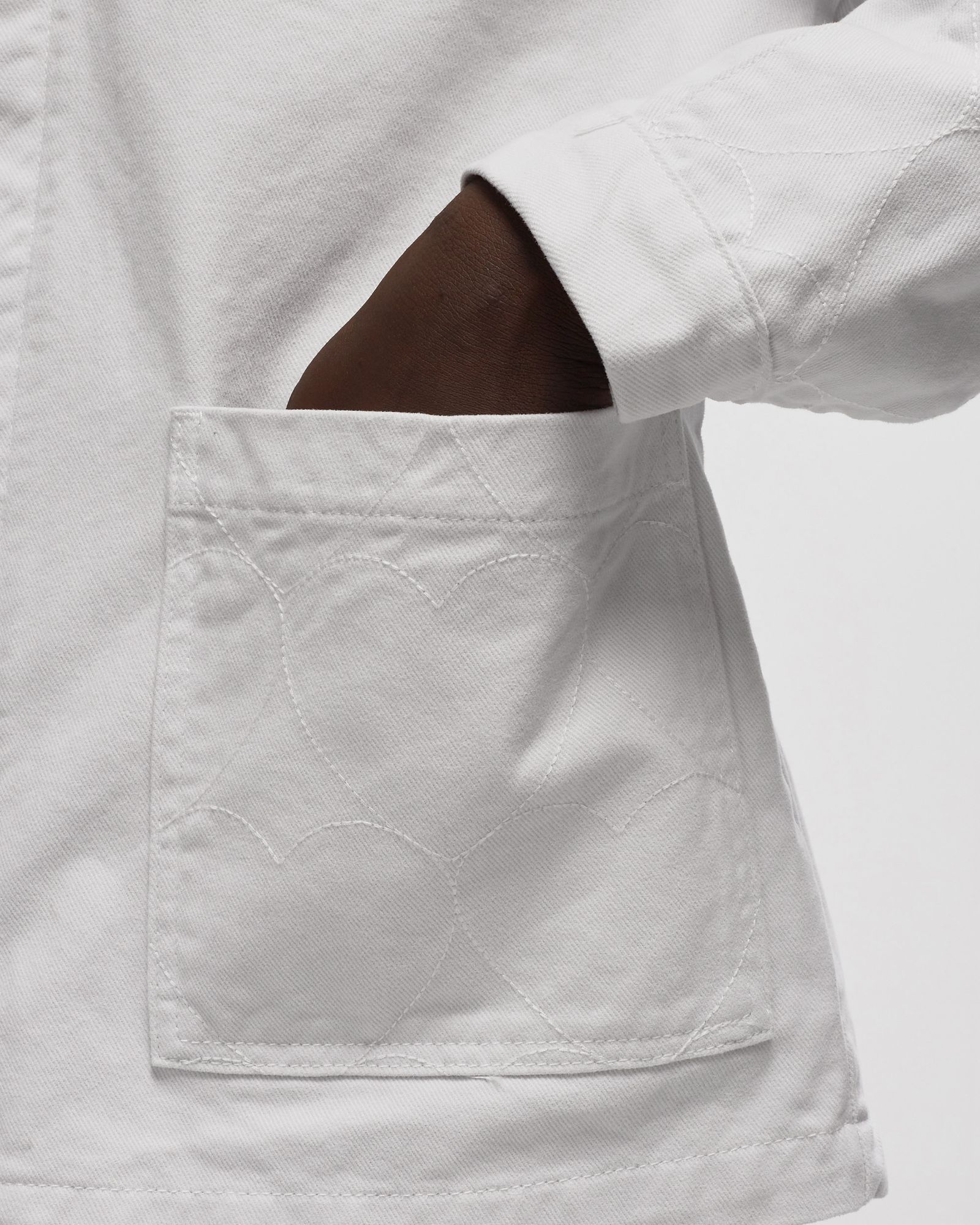 Heart Embroidery Workwear Jacket