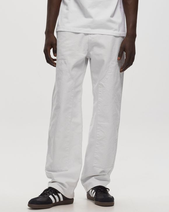Heart Embroidery Workwear Pants