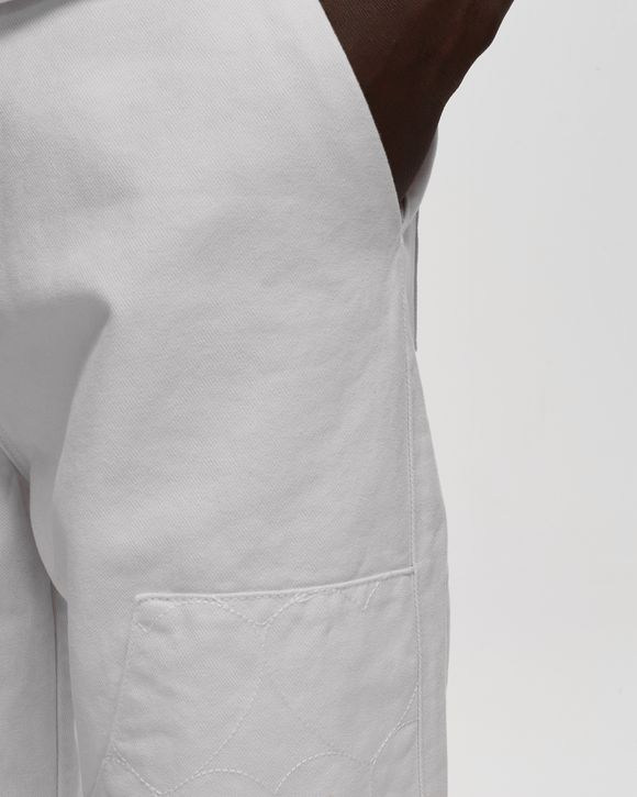 Heart Embroidery Workwear Pants