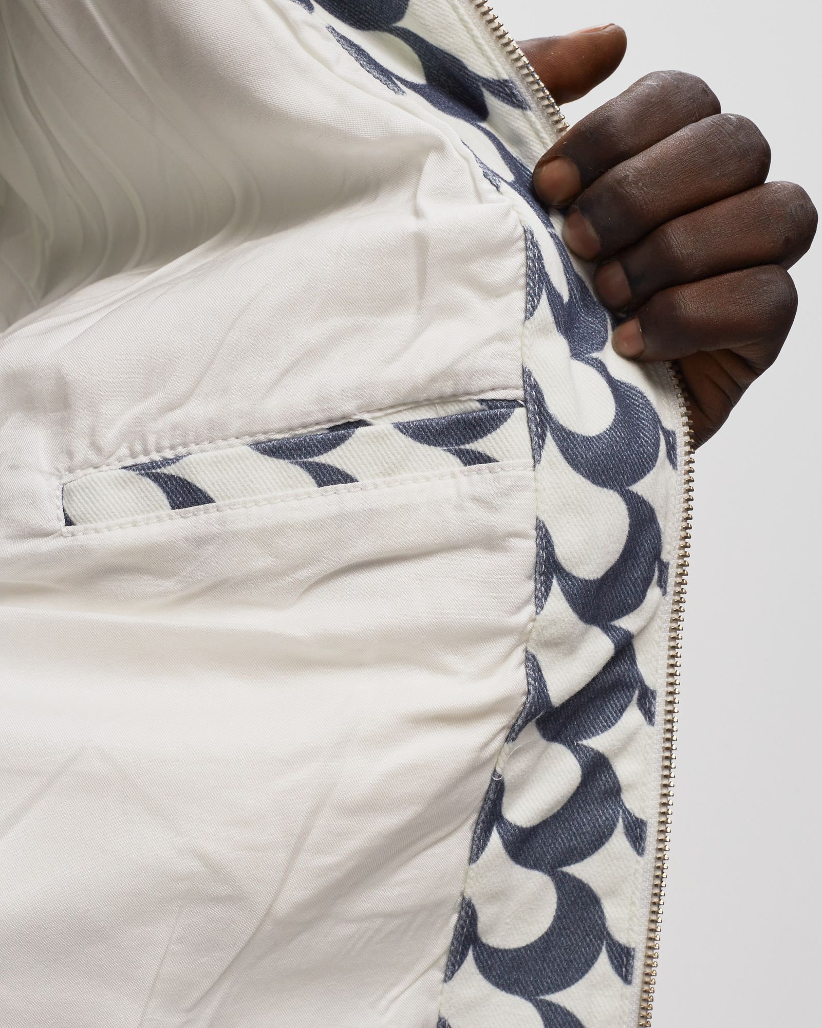 Allover Bauhaus Print Jacket