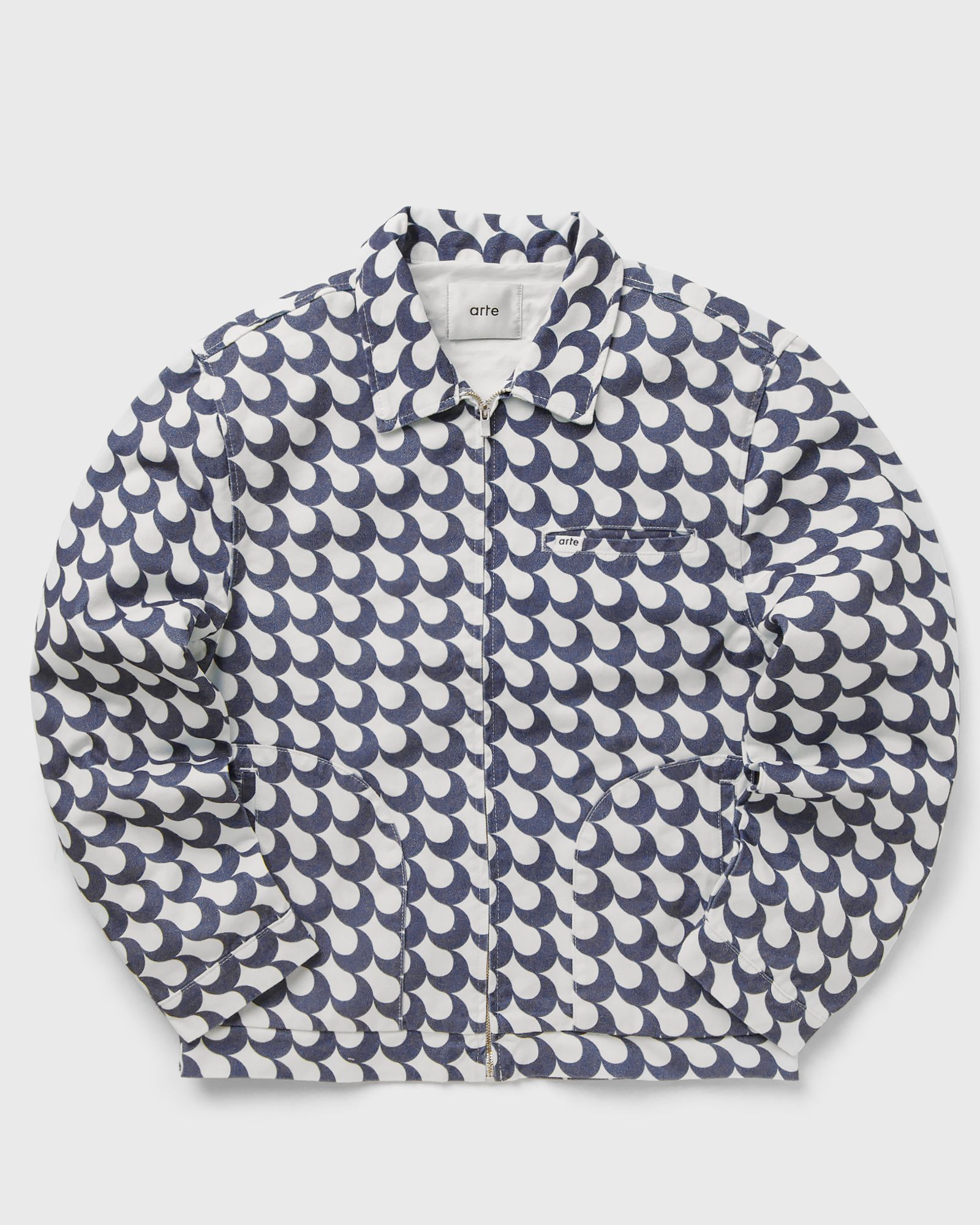 Allover Bauhaus Print Jacket