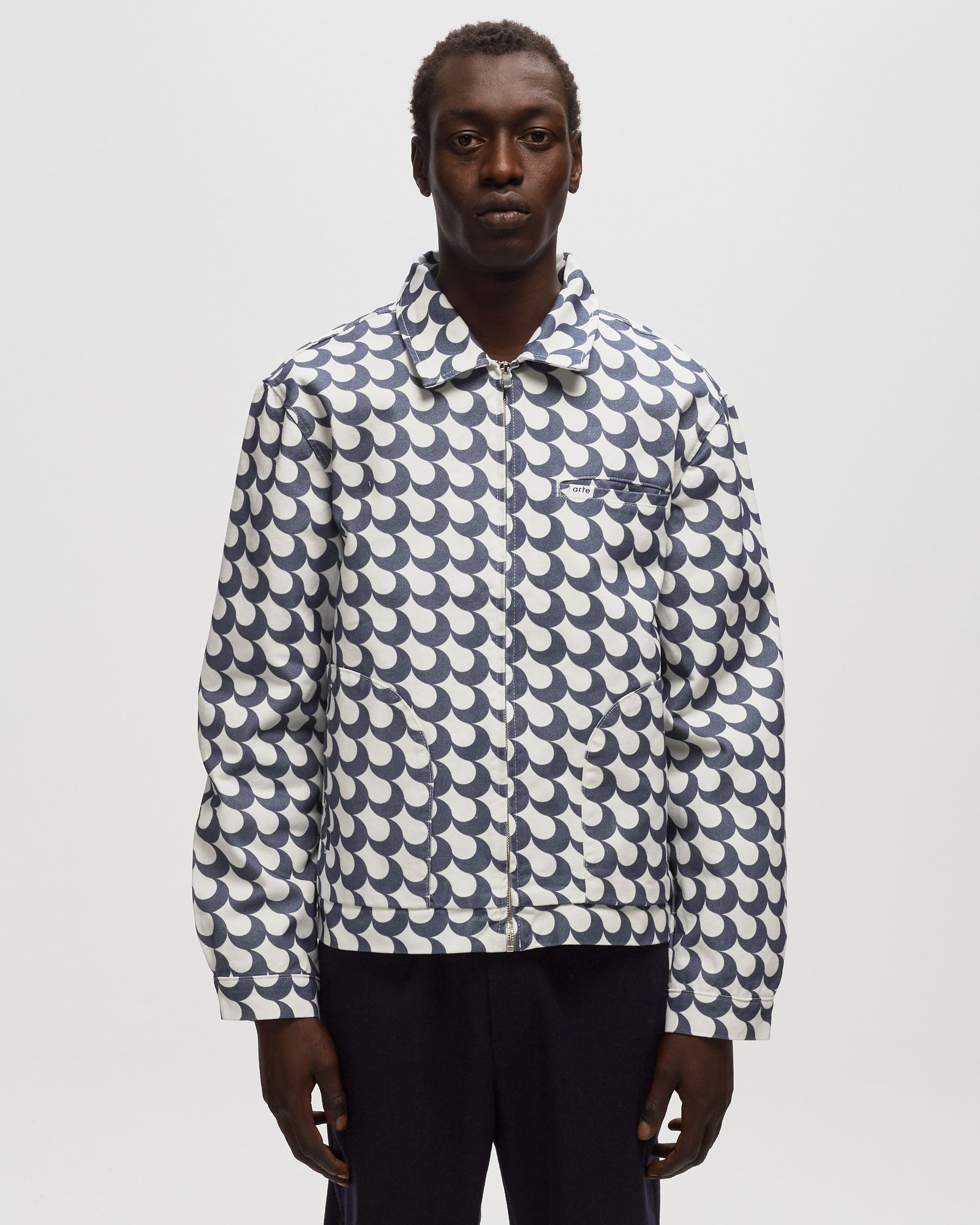 Allover Bauhaus Print Jacket