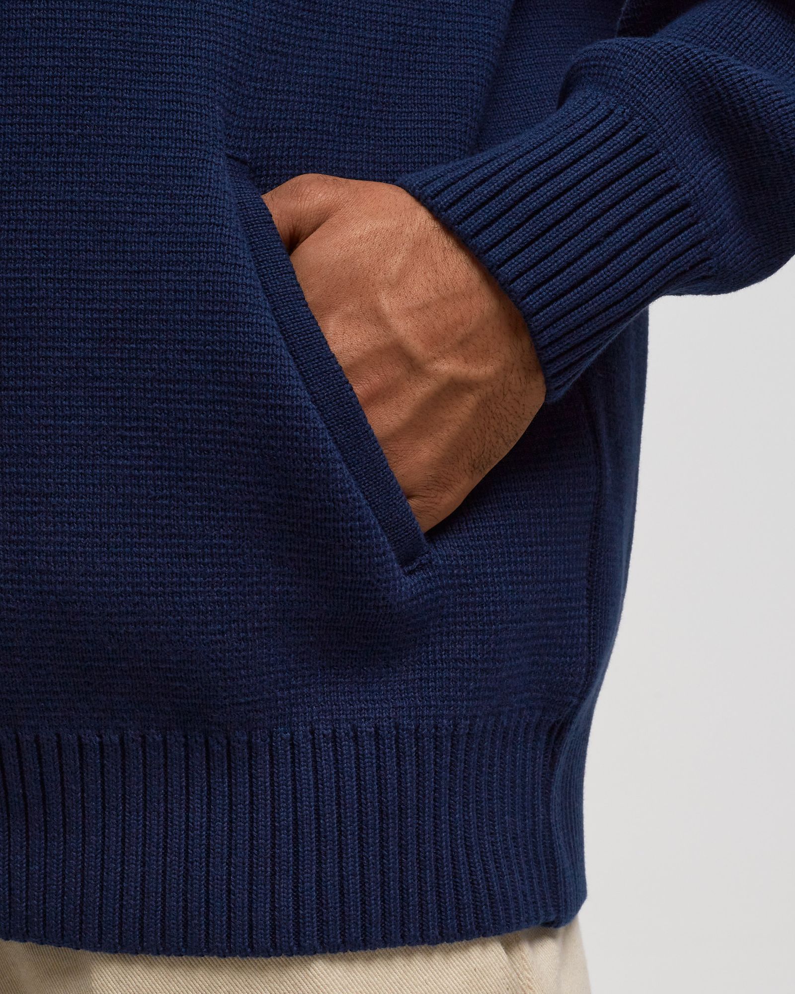 Cardigan Contrast Collar