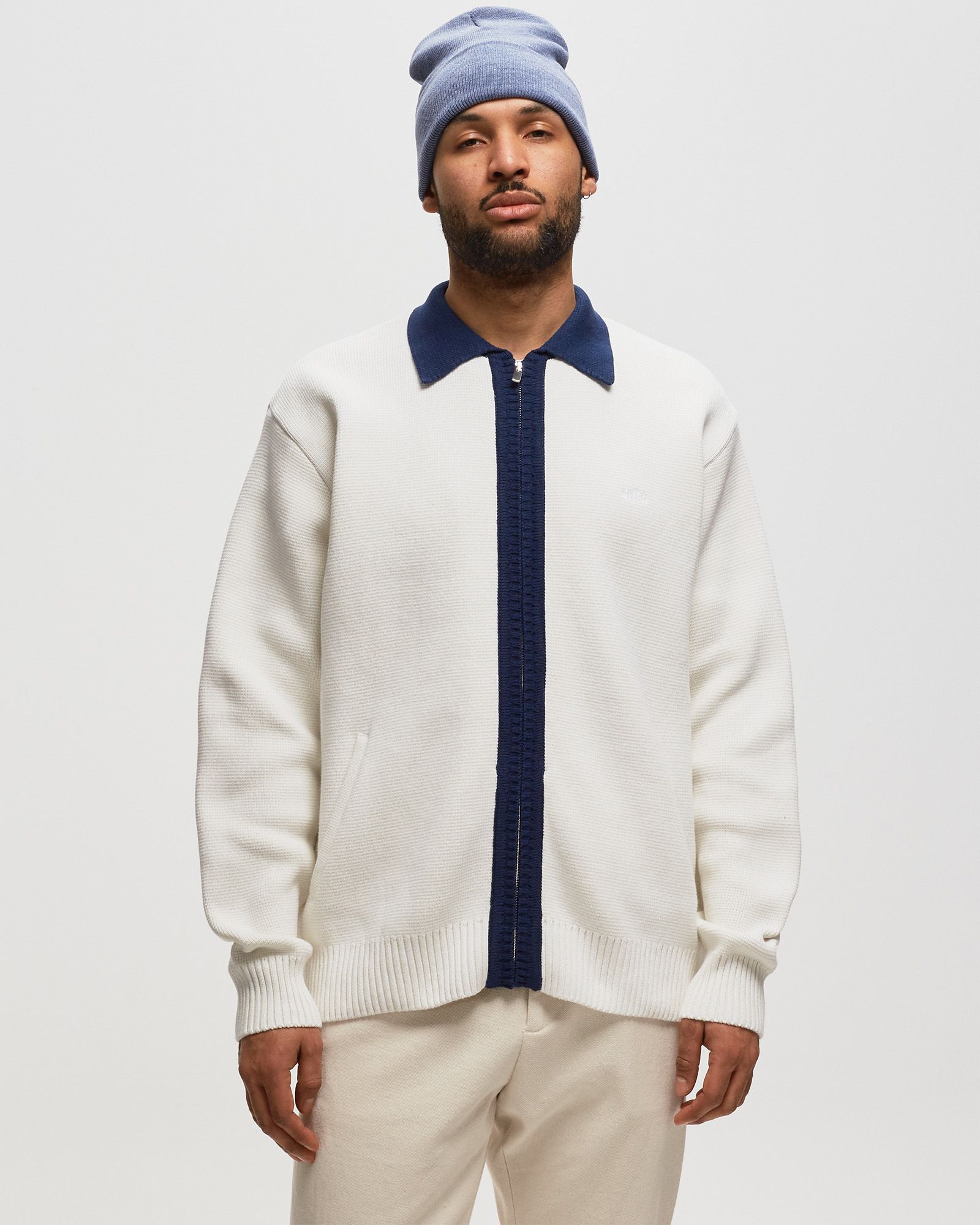 Cardigan Contrast Collar